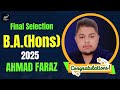 AMU BA Hons Entrance 2025 Success Story | My Student Cracked AMU | Selection