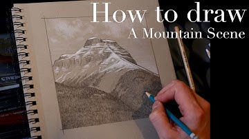 How To Draw a mountain scene with Tim Gagnon - the sketchbook challenge