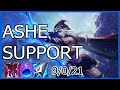 ASHE SUPPORT BROKEN KOREAN BUILD | Highlights | Patch PreSeason 10.25 | League of Legends