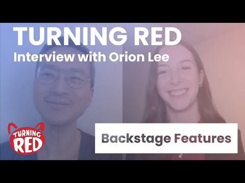 Turning Red Interview with Orion Lee | Backstage Features with Gracie Lowes