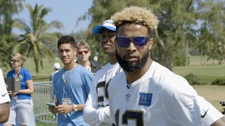 Odell Beckham Jr. Mic'd Up at 2016 Pro Bowl Practice | NFL Fan Pass
