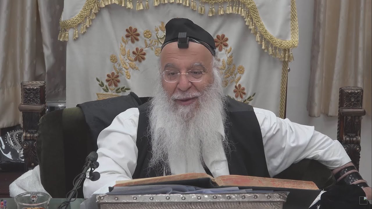הדף היומי מסכת קידושין דף לד הרב בניהו שמואלי שליט"א כט אלול תשפג ערב ראש השנה תשפד
