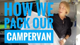 How we pack our Campervan