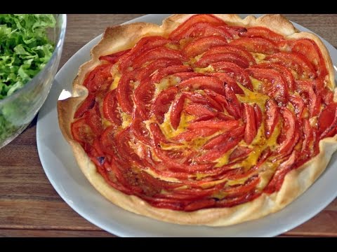 Video: Offener Kuchen Mit Tomaten