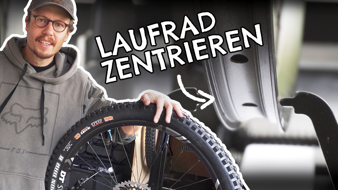 Mountainbike Laufrad zentrieren & Speichen wechseln und