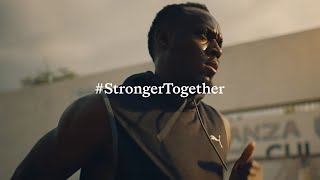 “Run for something bigger than yourself” Usain Bolt | #StrongerTogether