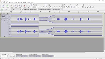 Audacity Envelope Tool