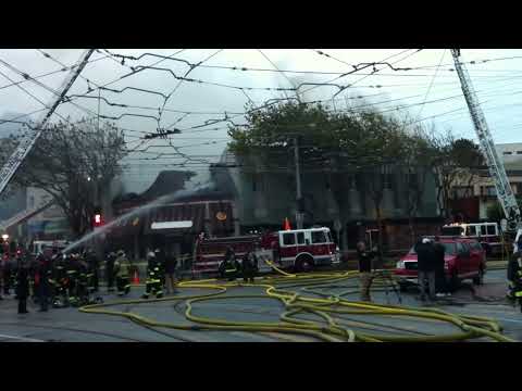 Fire in San Francisco's West Portal District Destroys Restaurant