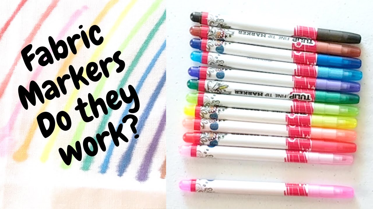 Do Fabric Markers Work Review YouTube