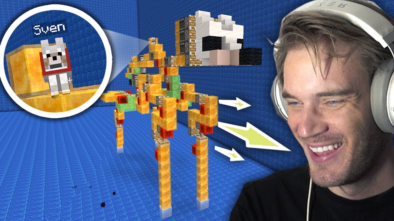 huh dommer Faldgruber I made a GIANT Robot Dog for My Minecraft Dog - YouTube