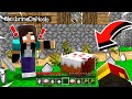 noob Girl BAKES A CAKE in Minecraft... and i go CRAZY