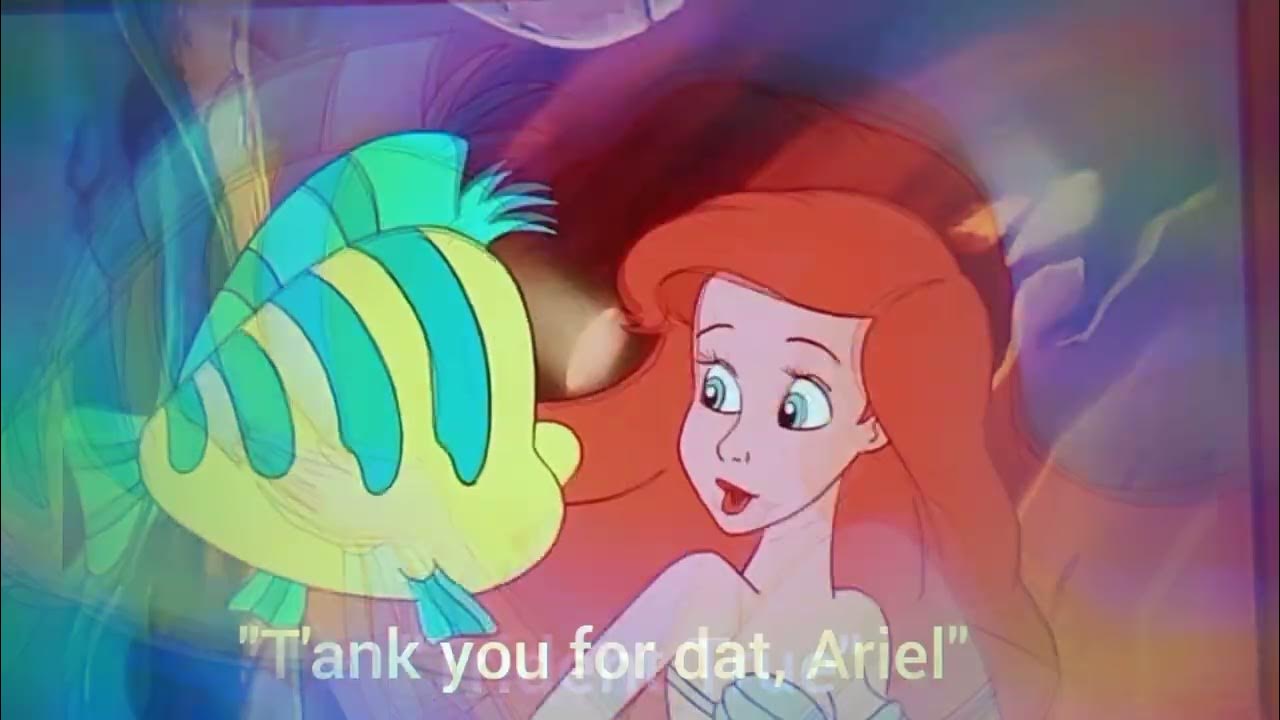 FLASHBACKFlounder, To The Times Ariel Kissed Him YouTube