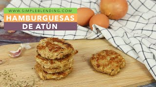 HAMBURGUESAS DE ATÚN | Hamburguesas caseras de bonito | Hamburguesas saludables de pescado