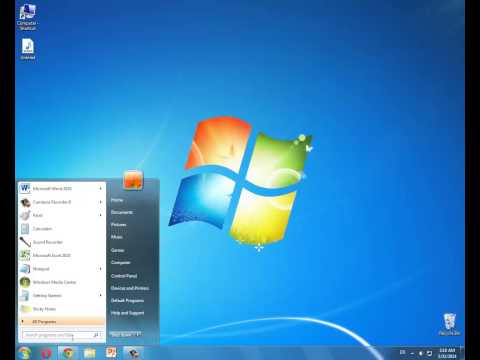 სტარტ მენიუ ნაწილი 2, მისი კომპონენტების განხილვა