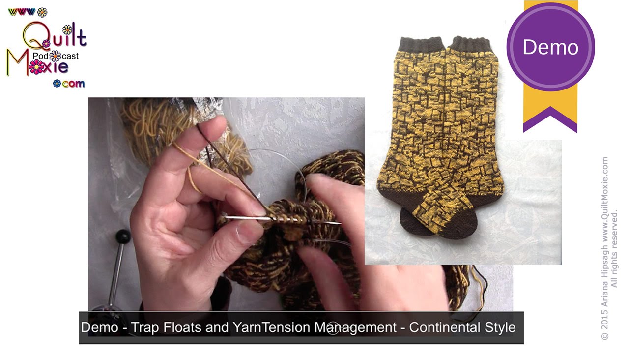 Yarn Tension Management Part 2 and Trap long floats for stranded, fair ...