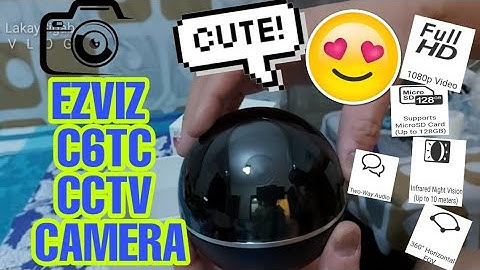 EZVIZ C6TC WIFI CCTV CAMERA-UNBOXING-HOW TO INSTALL  | Best Home Security Camera-Indoor or Outdoor