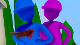 EVIL BETRAYAL MURDER IN HUMAN FALL FLAT! (The Pals Human Fall Flat Murder Mystery)