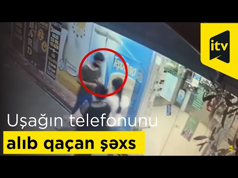 Azyaşlı uşağın telefonunu alıb qaçan şəxs saxlanılıb