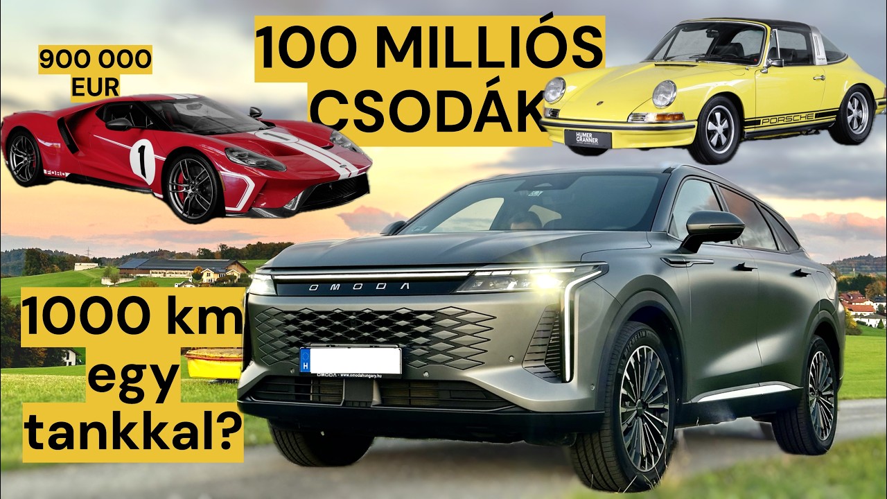 Omoda 9 hatótáv teszt - 100 Milliós autós csodák - DRIVEN special