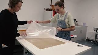 Conservation of 1916 Proclamation for new exhibition at UCC Library on 110th anniversary