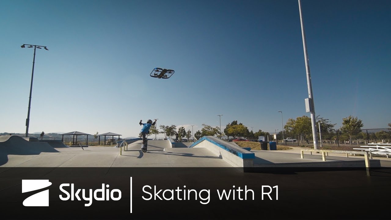 Skydio R1: Skateboarding with 8-Year-Old JD Sanchez - YouTube