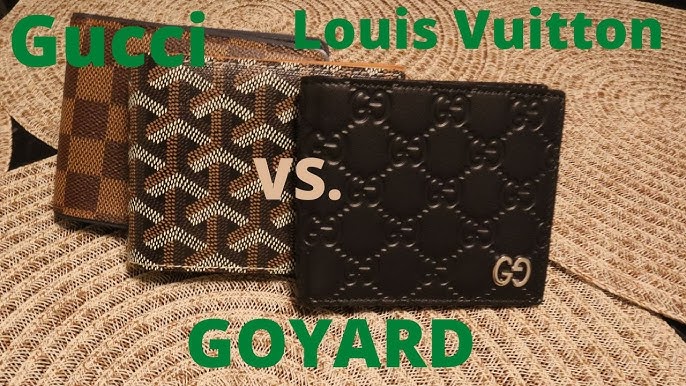 Louis Vuitton vs Goyard Wallet comparison 