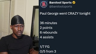 2 POINTS?! NBA Twitter is COOKING Paul George