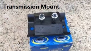 95 yj transmission mount replacement - YouTube