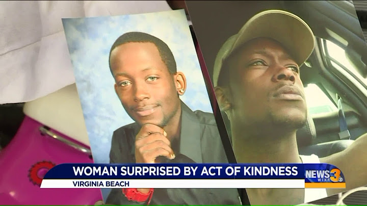 Virginia Beach woman surprised with unexpected act of kindness