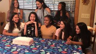 Emma’s 14th birthday with her friends in Concan, Texas