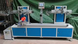 2 Color UV Flat Servo Screen Printing Machine | High Precision Automatic Screen Printer