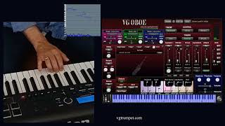 VG Oboe virtual instrument. VST, AU, Standalone app. Expressive Oboe Sound on MIDI Keyboard screenshot 4