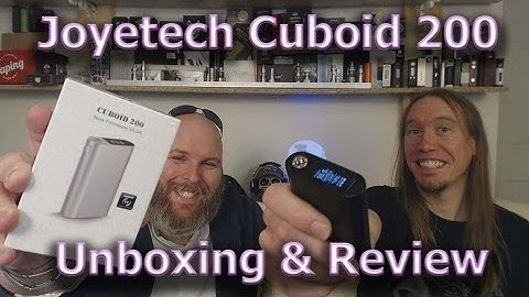 Joyetech Cuboid 200 Unboxing & Review