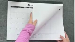 Desk Pad Calendar