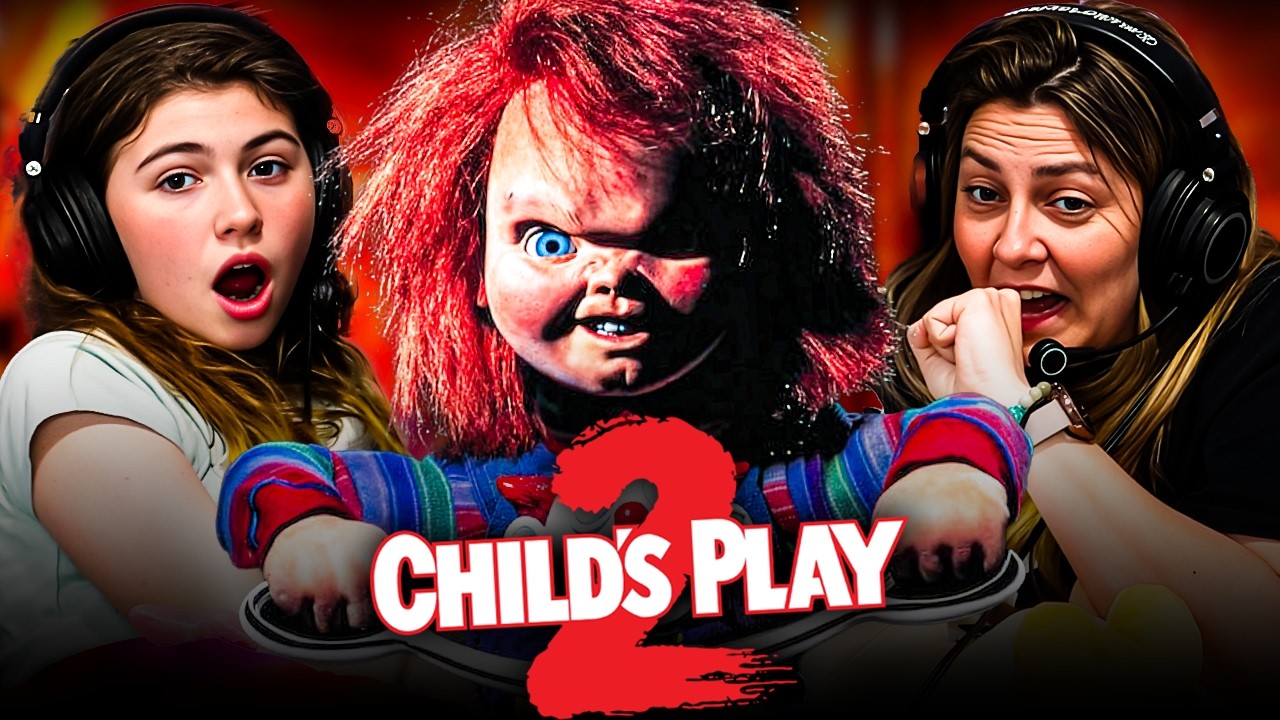 CHILD'S PLAY 2 (1990) MOVIE REACTION - CHUCKY AND CLOWNS!?! NO THANK YOU! | Mom & Daughter Reacts