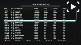My Call of Duty Ghost Stats (Combat Record And Leaderboards)