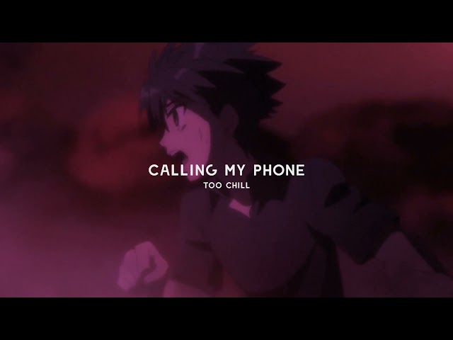 lil Tjay - calling my phone (slowed + reverb) class=