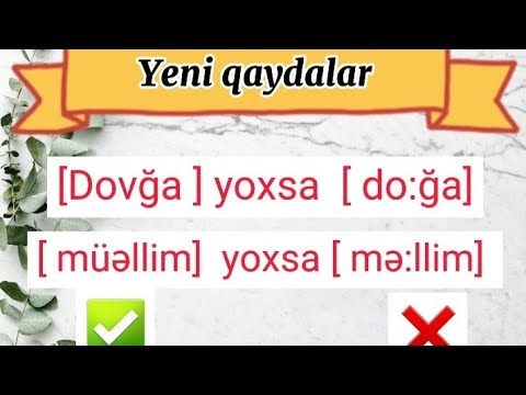 Azərbaycan dilində yeni qaydalar|2021 Orfoepiya  və Orfoqrafiya | təhsilə dair