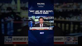 Marco Rubio questions NATO alliance during tense interview