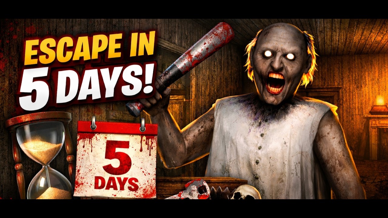 Can I Escape Granny in 5 Days? 😨 LIVE Horror | DARKRAIisLIVE