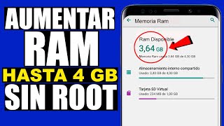 ✅ Como Aumentar (Memoria RAM) CELULAR Sin Root | Hasta 4GB Mas | 2022