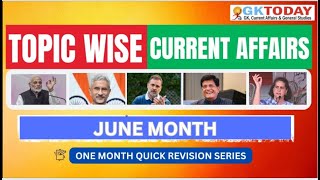 June 2025   Month Current Affairs  Gktoday Current Affairs