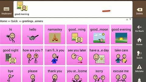 AVAZ AAC  Made Easy - Good Morning