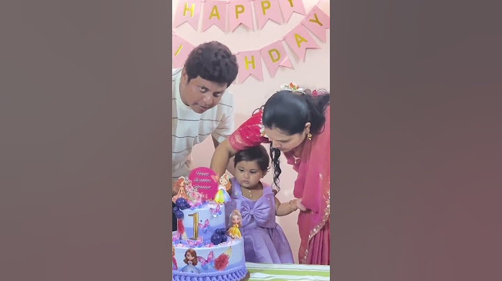 My daughter's first birthday celebration at home🥳❤️
