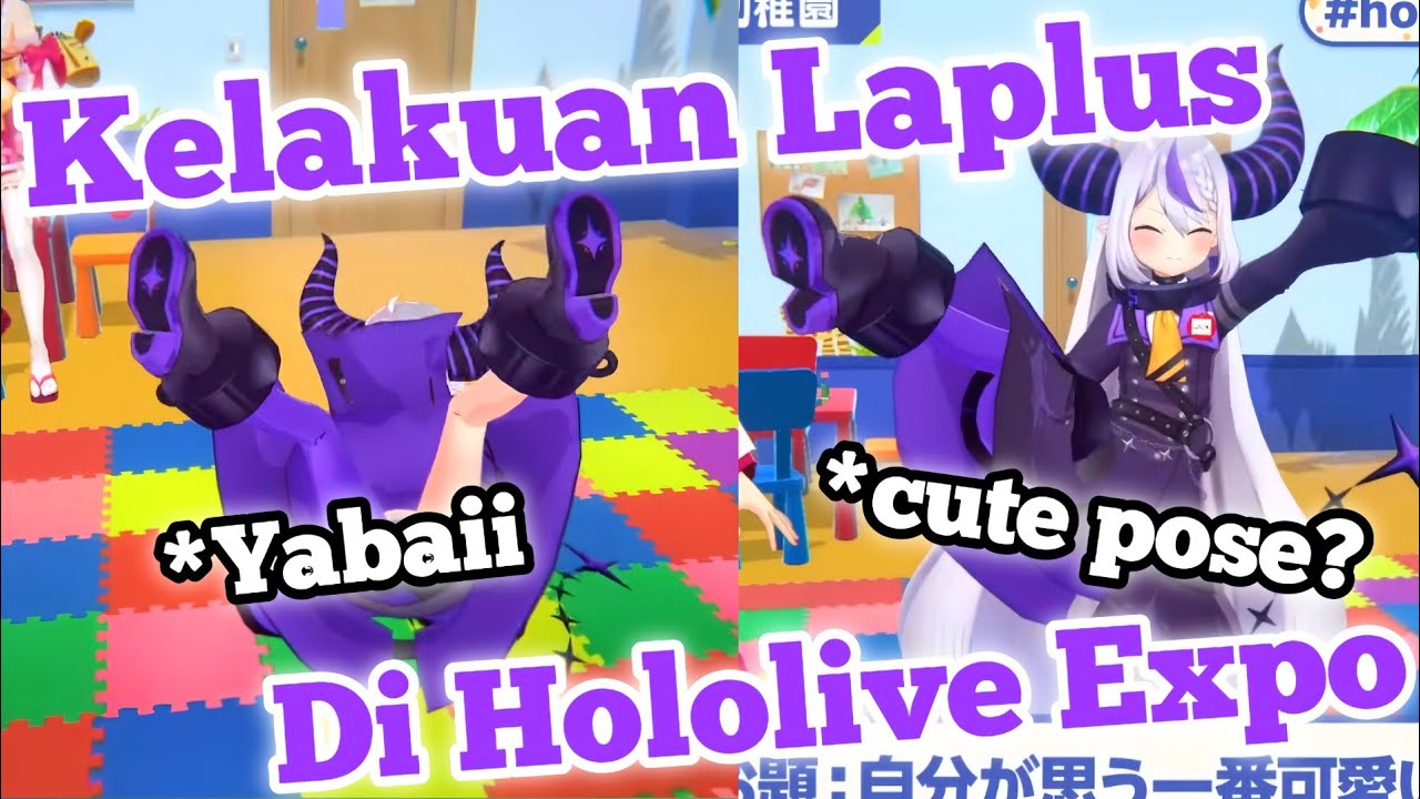 Kelakuan Yabaii Laplus di Holo EXPO [Hololive] - YouTube