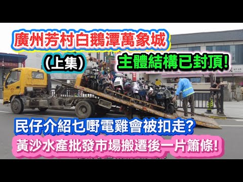 廣州芳村白鵝潭萬象城主體結構已封頂民仔介紹乜嘢電雞會被扣走黃沙水產批發市場搬遷後一片簫條上集20260511