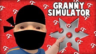 Granny Simulator: Ninja Baby, Shaggy Voice Impression, Hide and Seek, Heaven Glitch! (GAME BROKE) screenshot 3