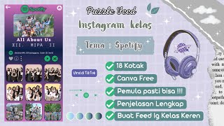How to Create a Spotify-Themed Class Instagram Feed || Canva Design 🌻 screenshot 3