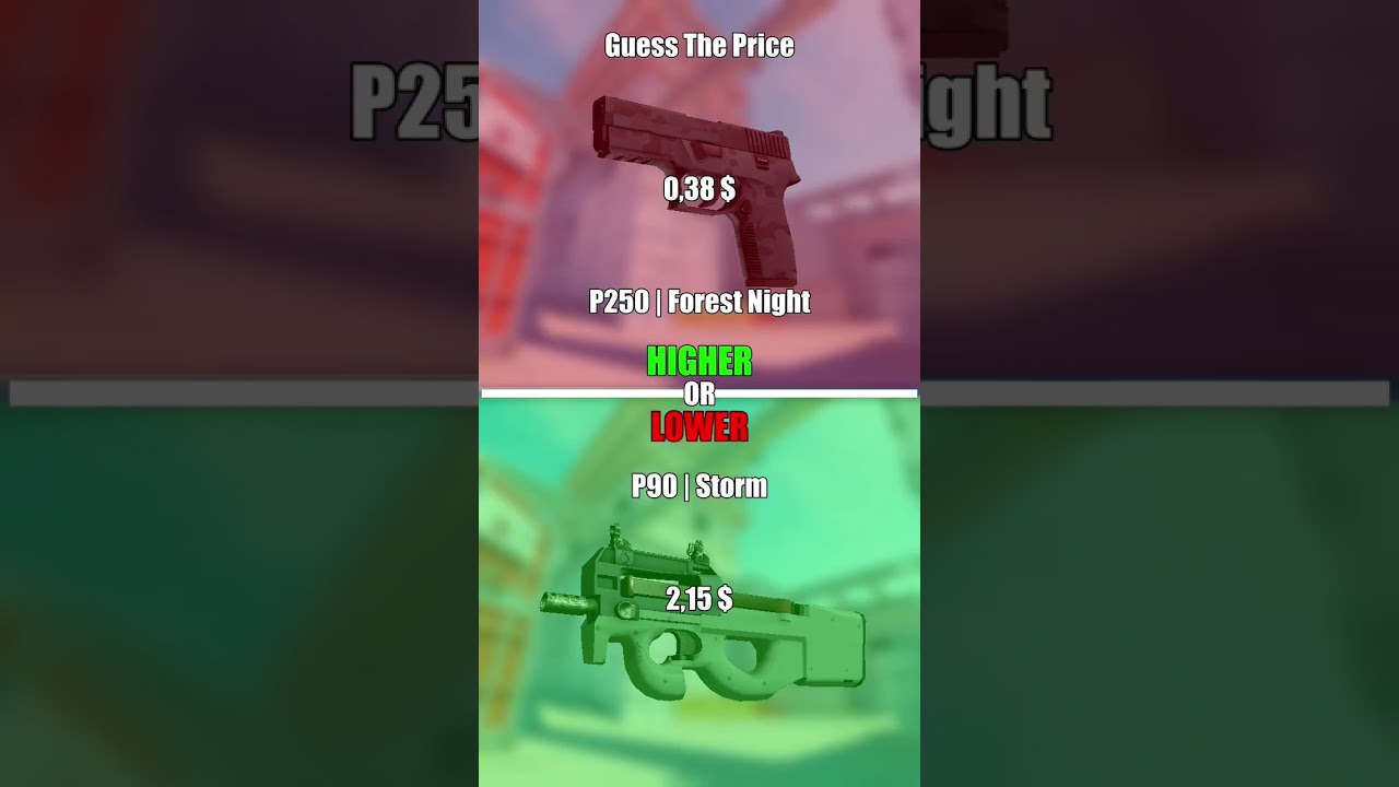 Higher or Lower - CS2 Low Skin Edition 