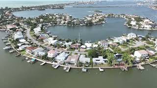 IRB NORTH RESIDENTIAL Flyover - Drone footage of Indian Rocks Beach Hurricane Helene Damage